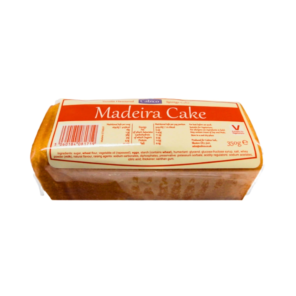 Cabico Madeira Cake | 350 gm
