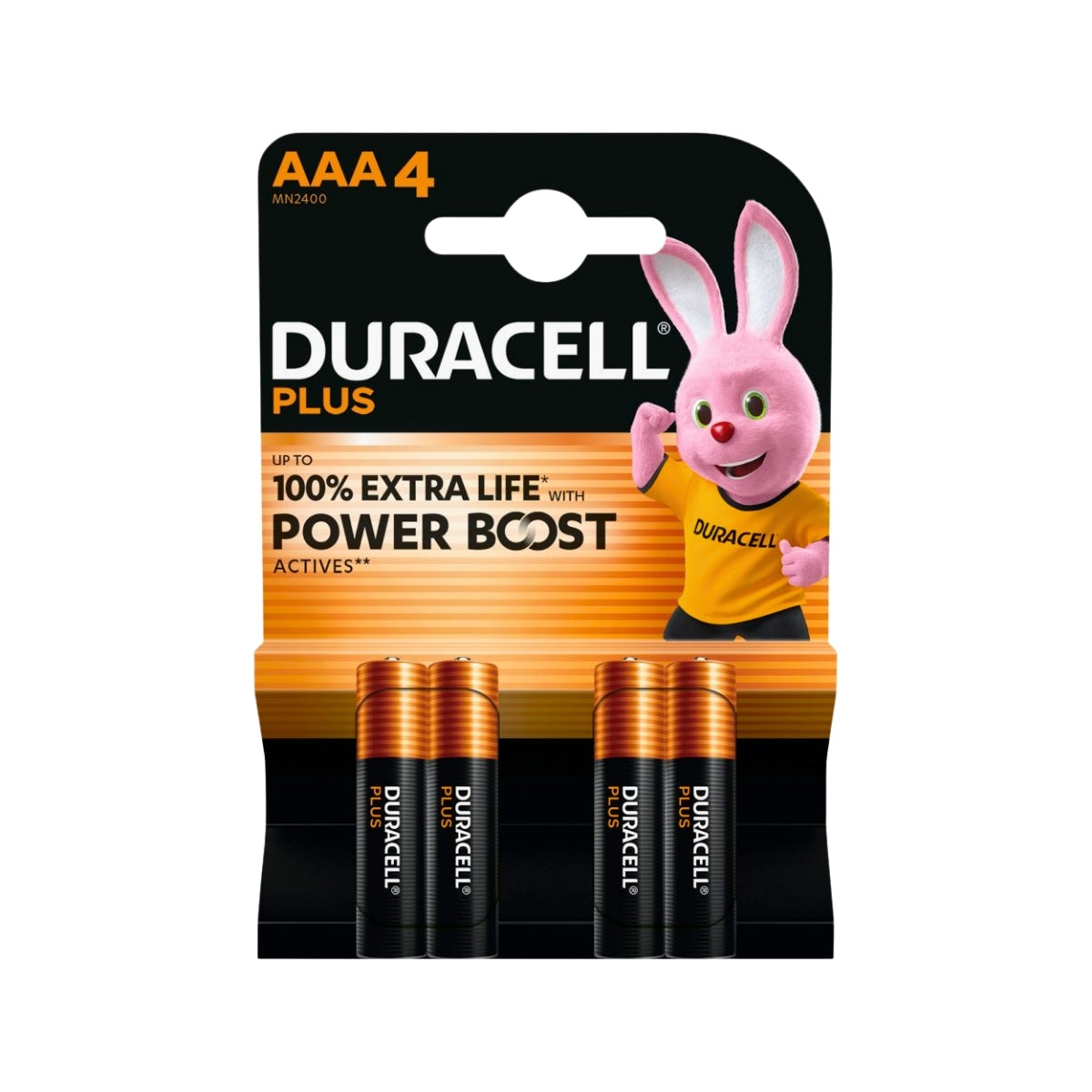 Duracell Power Boost AAA Batteries 1.5V 4pk
