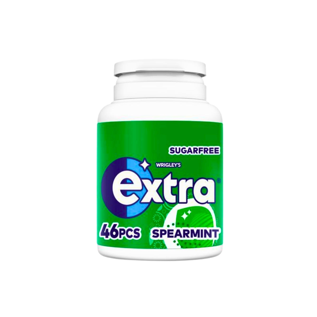 Extra Chewing Gum Bottle Sugar Free Spearmint | 46 Pieces