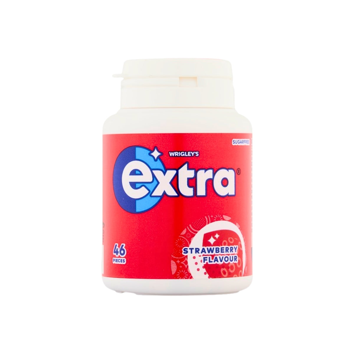 Extra Chewing Gum Bottle Sugar Free Strawberry 46 Pieces