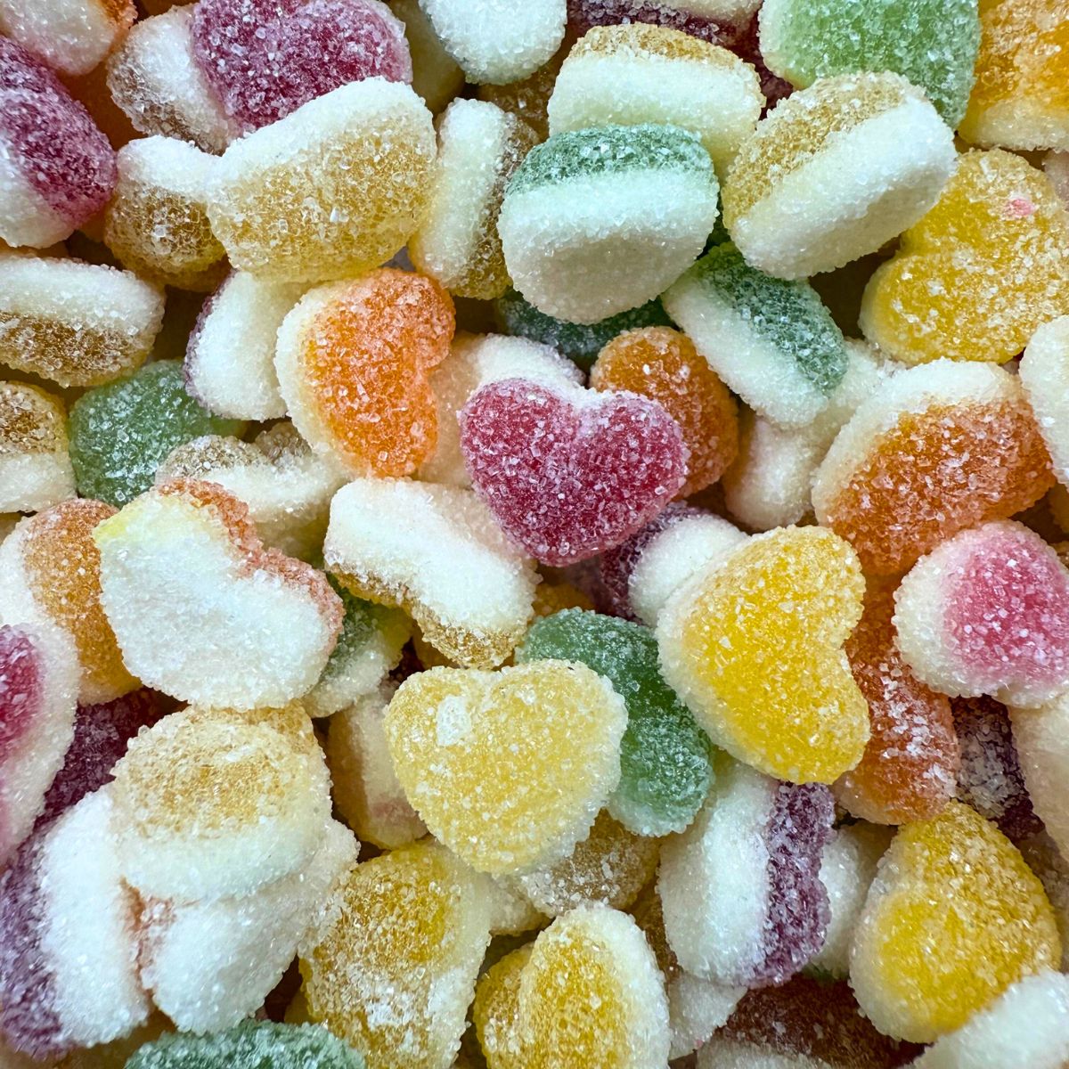 Fruit Flavoured Fizzy Gummy Heart | 2 Kg