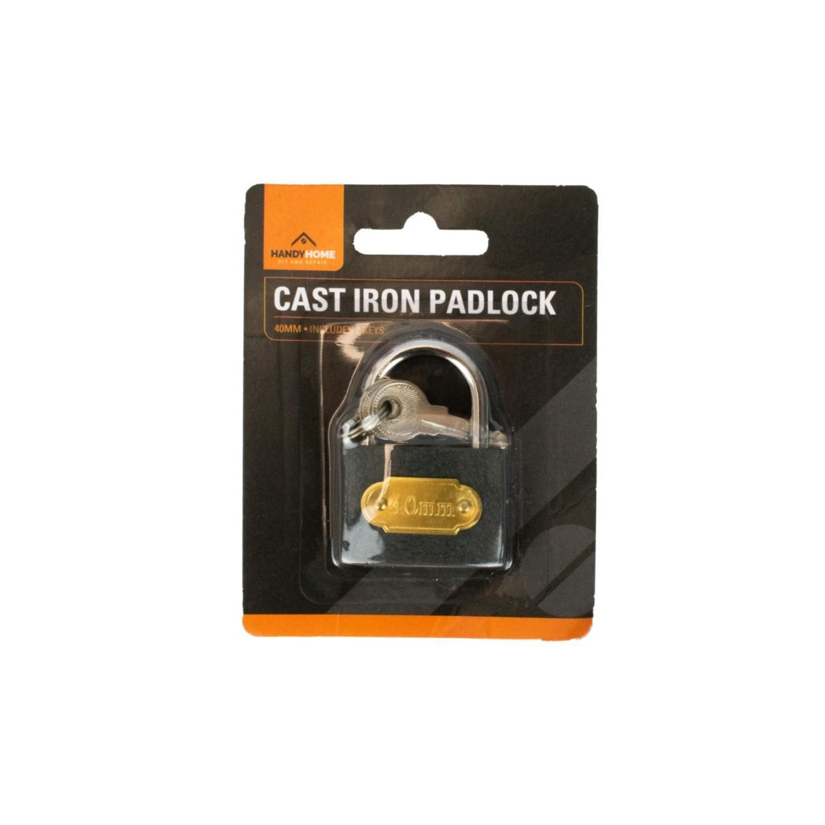 Heavy Duty Padlock 40mm 1pk