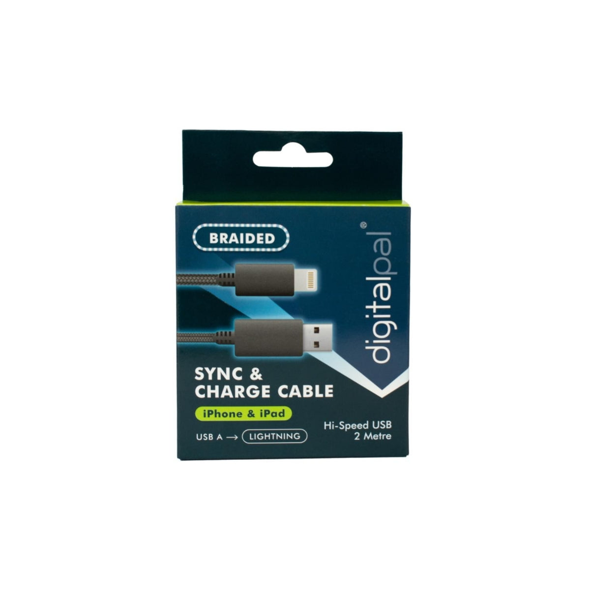 IPhone to USB-A Sync & Charge Cable 2m Braided