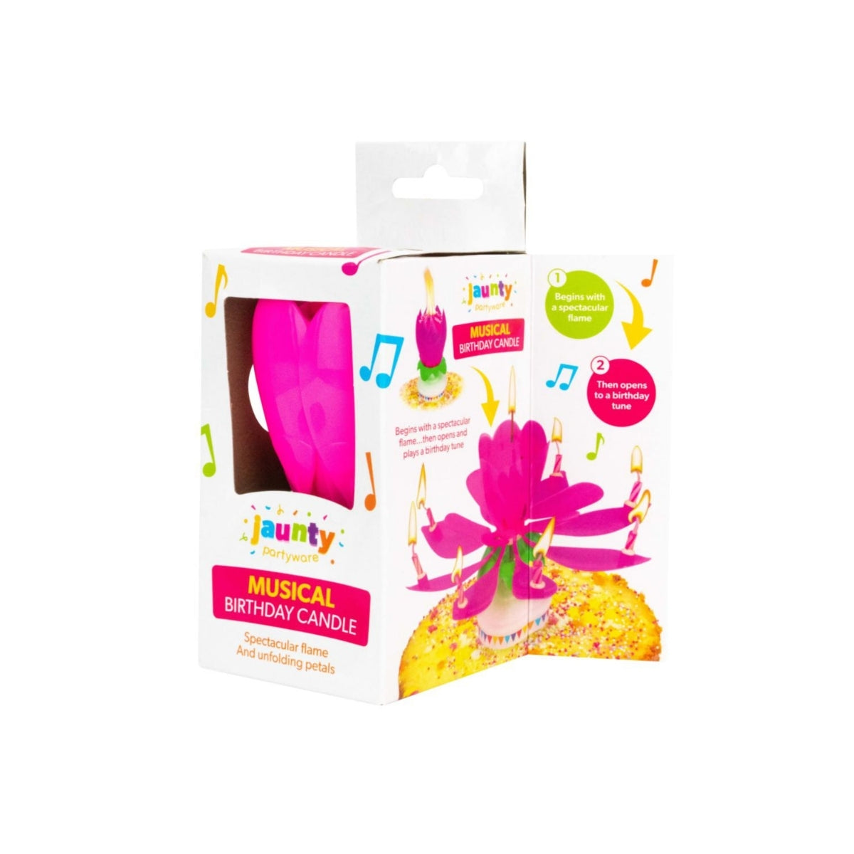 Jaunty Musical Birthday Candle 1pk