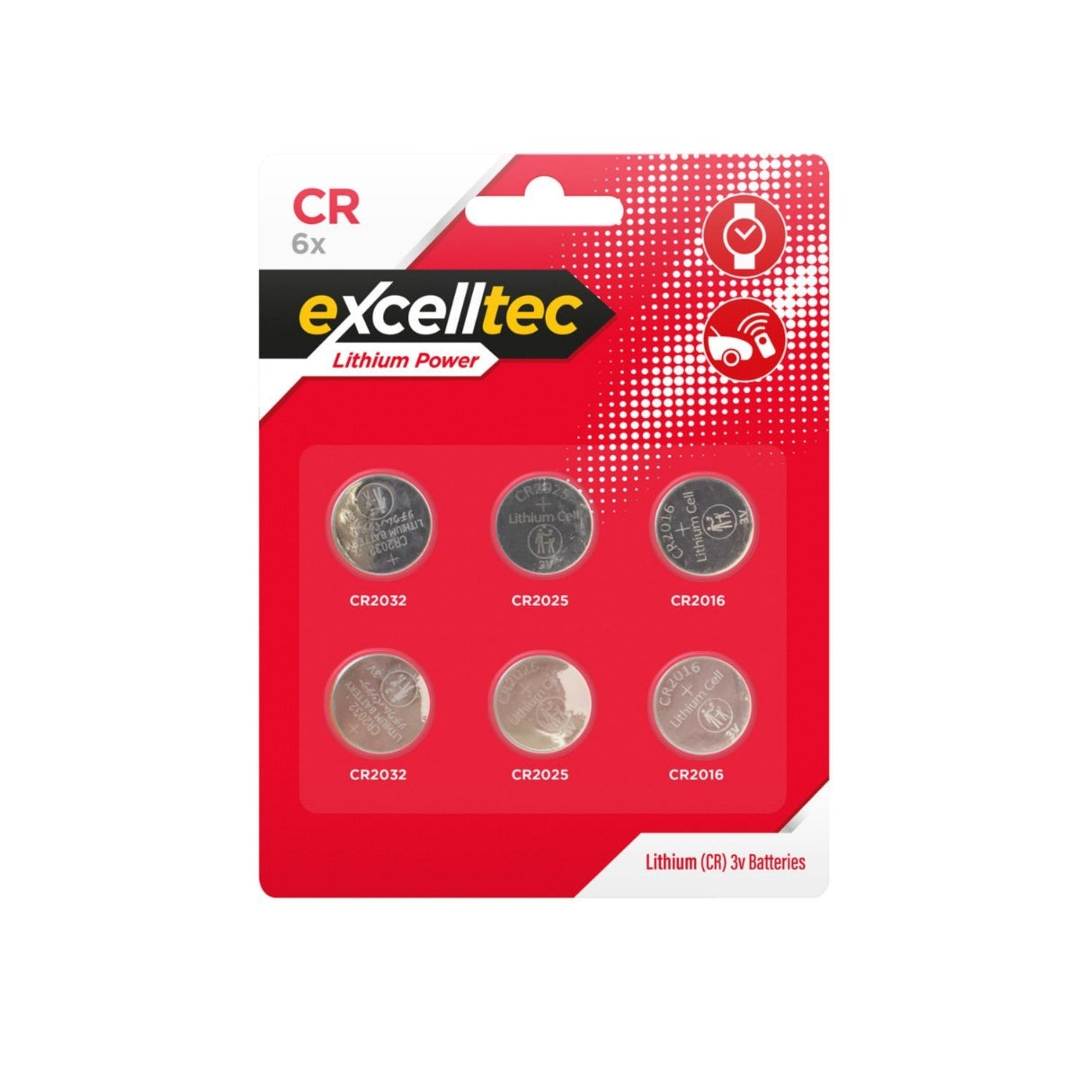 Lithium CR Batteries 6pk
