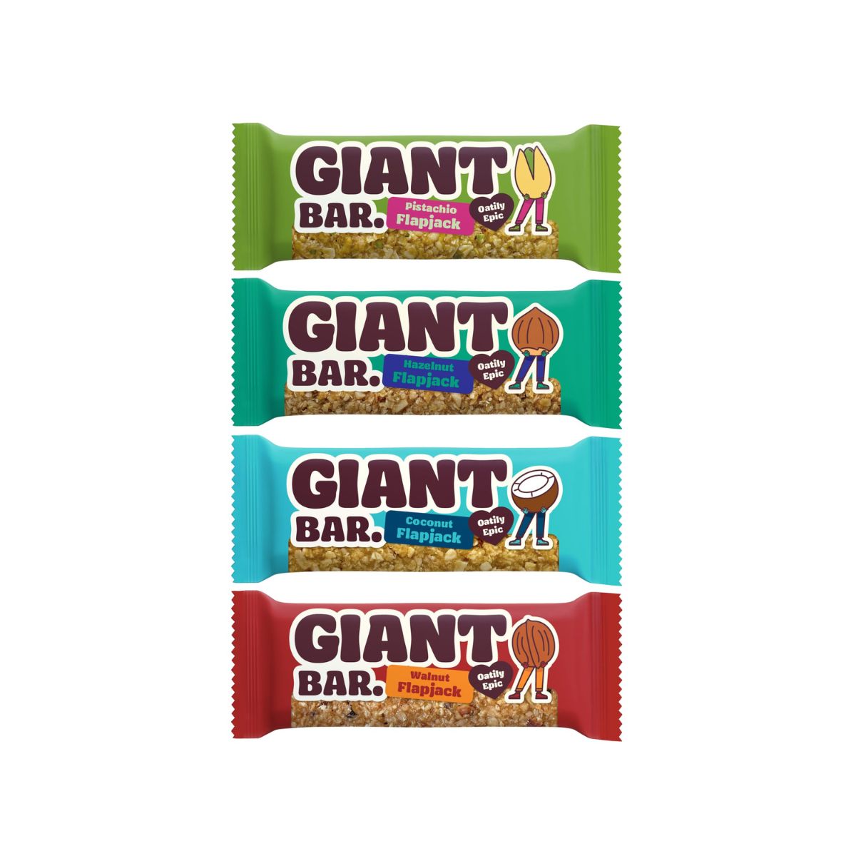 Ma Baker Giant Bars - Nut Mix (90g X Pack of 20)