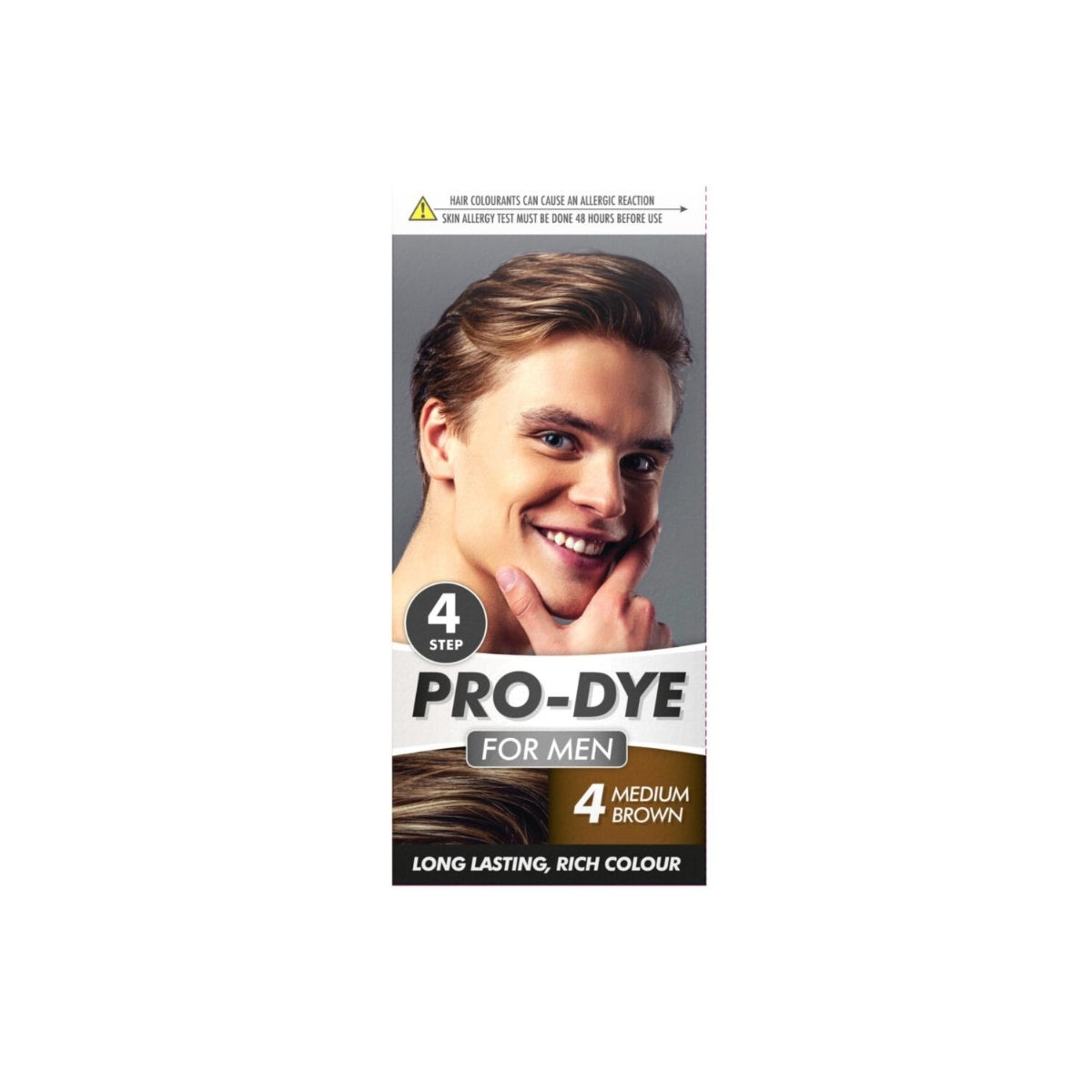 Men’s Medium Brown Hair Dye No.4 1pk