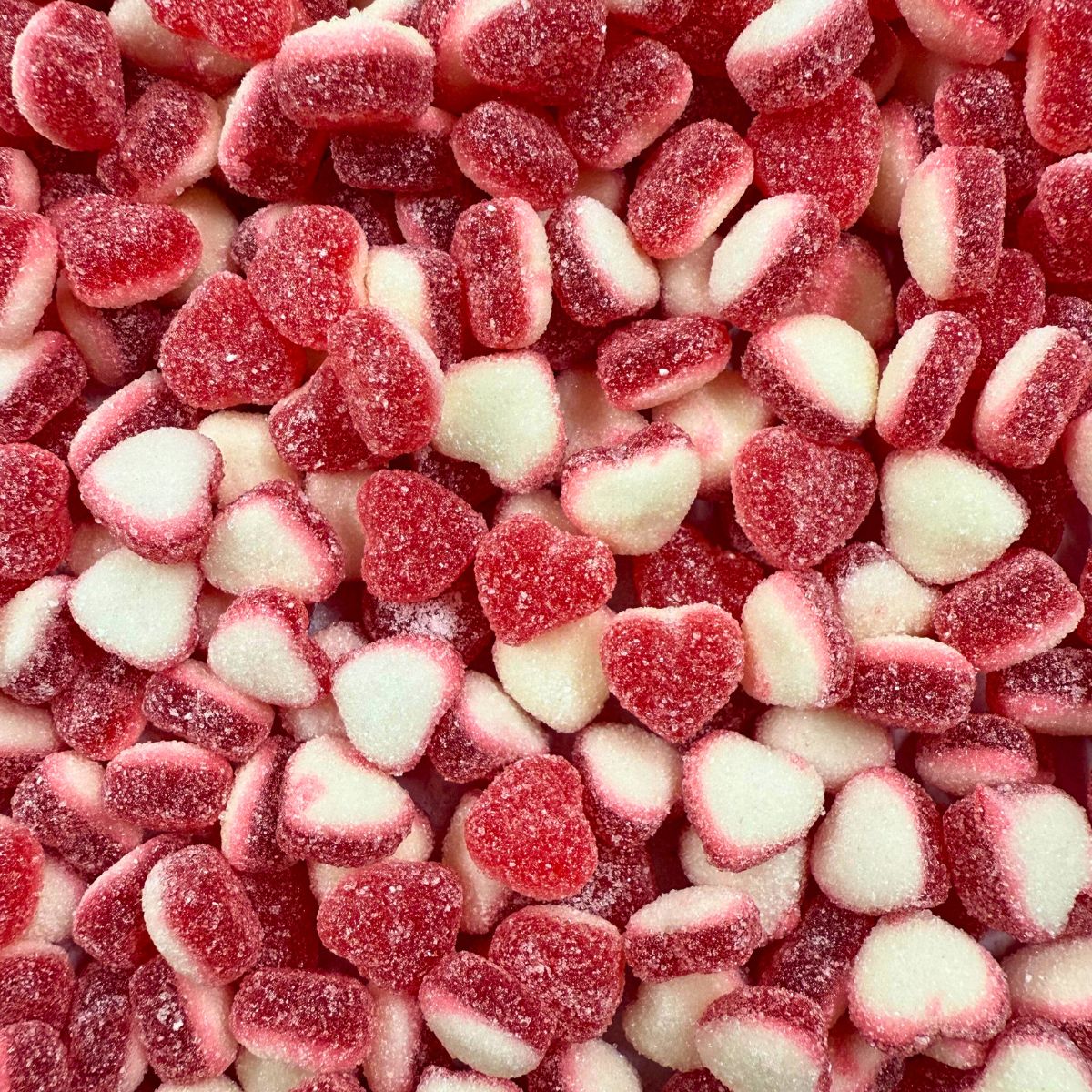 Mini Sugared Strawberry Cream Heart | 2 Kg