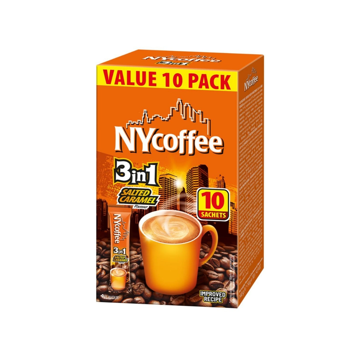 NY Coffee Salted Caramel Latte 10 Sachets | 140gm