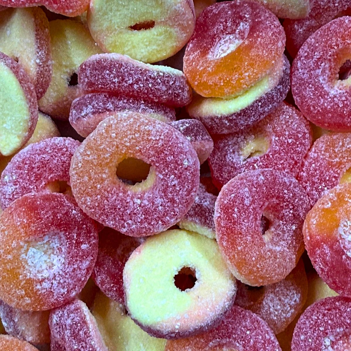 Sour Peach Rings | 12 Kg