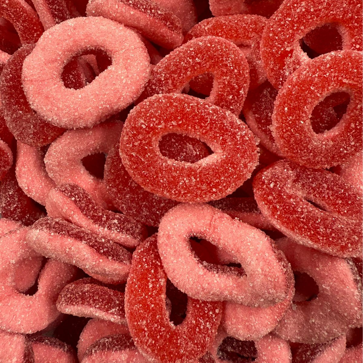 Sour Strawberry Rings | 12 Kg