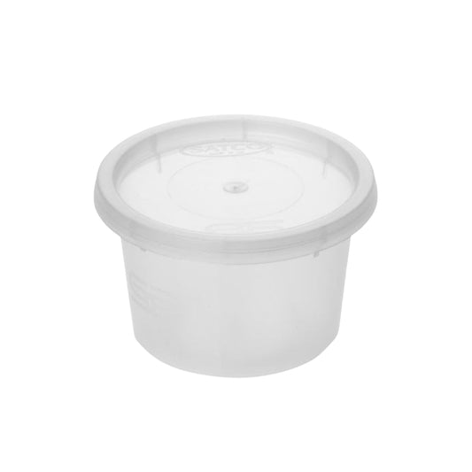 4oz Round Plastic Container | 100 Pieces
