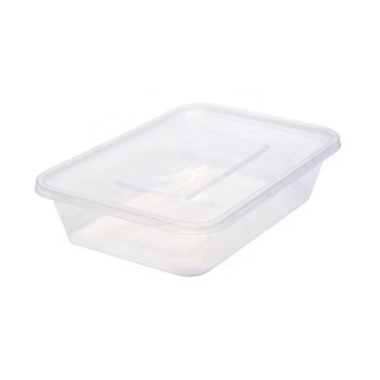 500ml Rectangle Plastic Container | 250 Pieces