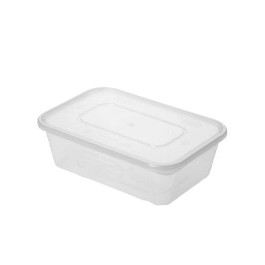 650ml Rectangle Plastic Container | 250 Pieces
