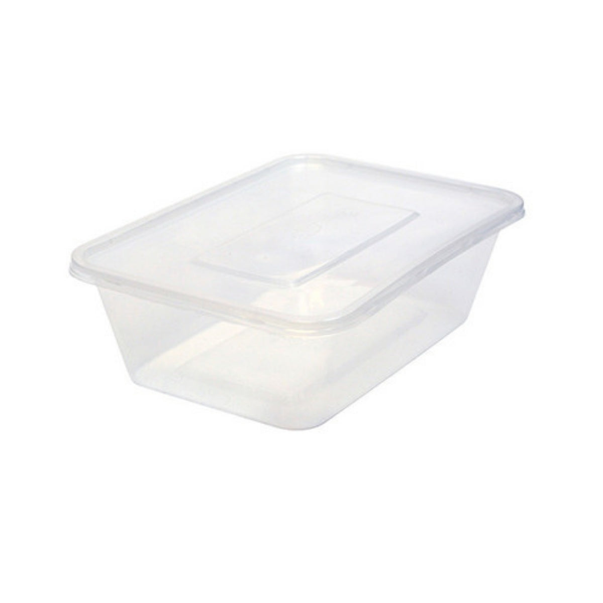 750ml Rectangle Plastic Container | 50 Pieces