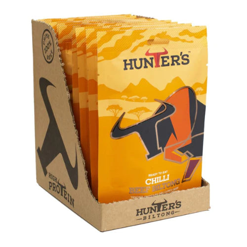 Hunter's Chilli Beef Biltong | 28g X Pack of 10