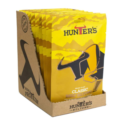 Hunter's Classic Beef Biltong | 28g X Pack of 10