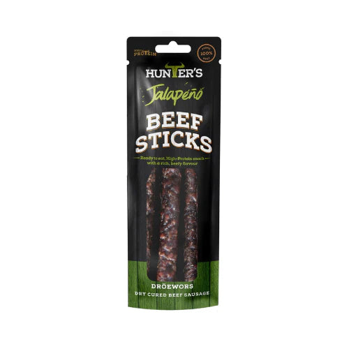 Hunter's Jalapeno Beef Stick | 40g X Pack of 10