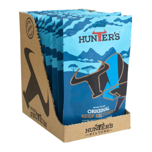 Hunter's Original Beef Biltong | 28g X Pack of 10