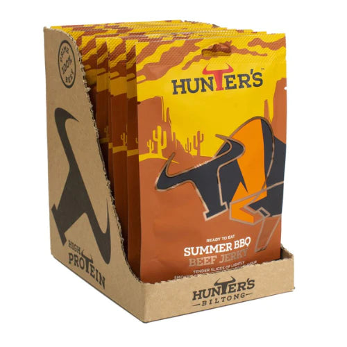 Hunter's Summer BBQ Beef Jerky | 28g X Pack of 10