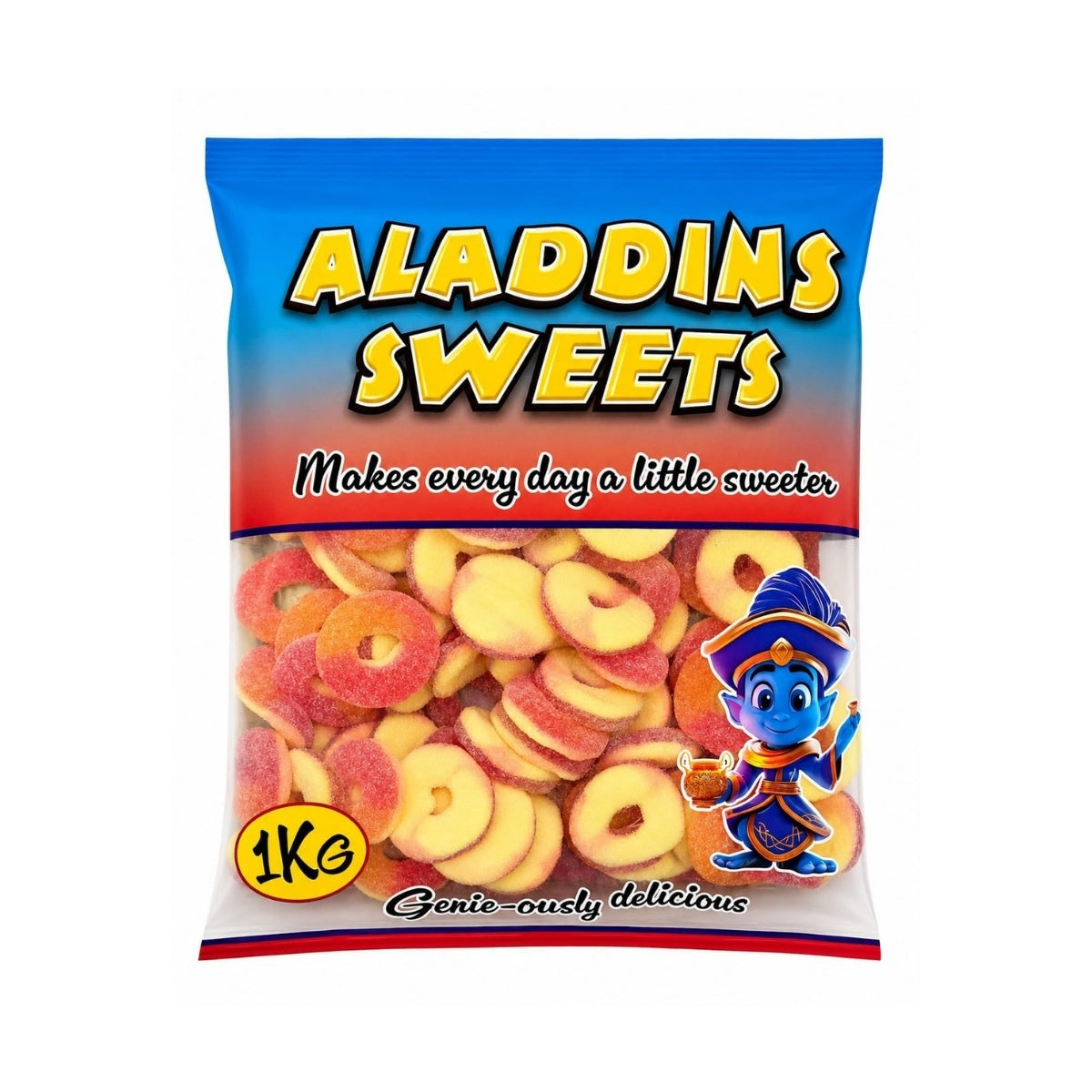 Aladdin Peach Rings 1kg