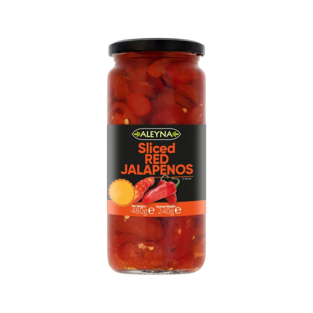 Aleyna Sliced Red Jalapenos | 480gm