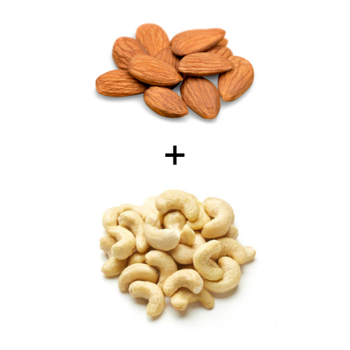 1kg Almonds + 1kg Cashews