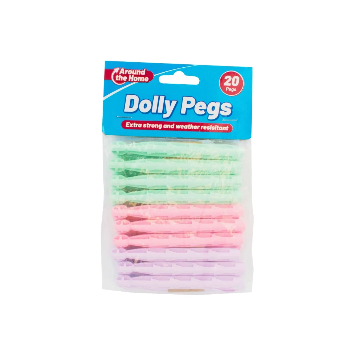 Around the Home Dolly Pegs 20pk