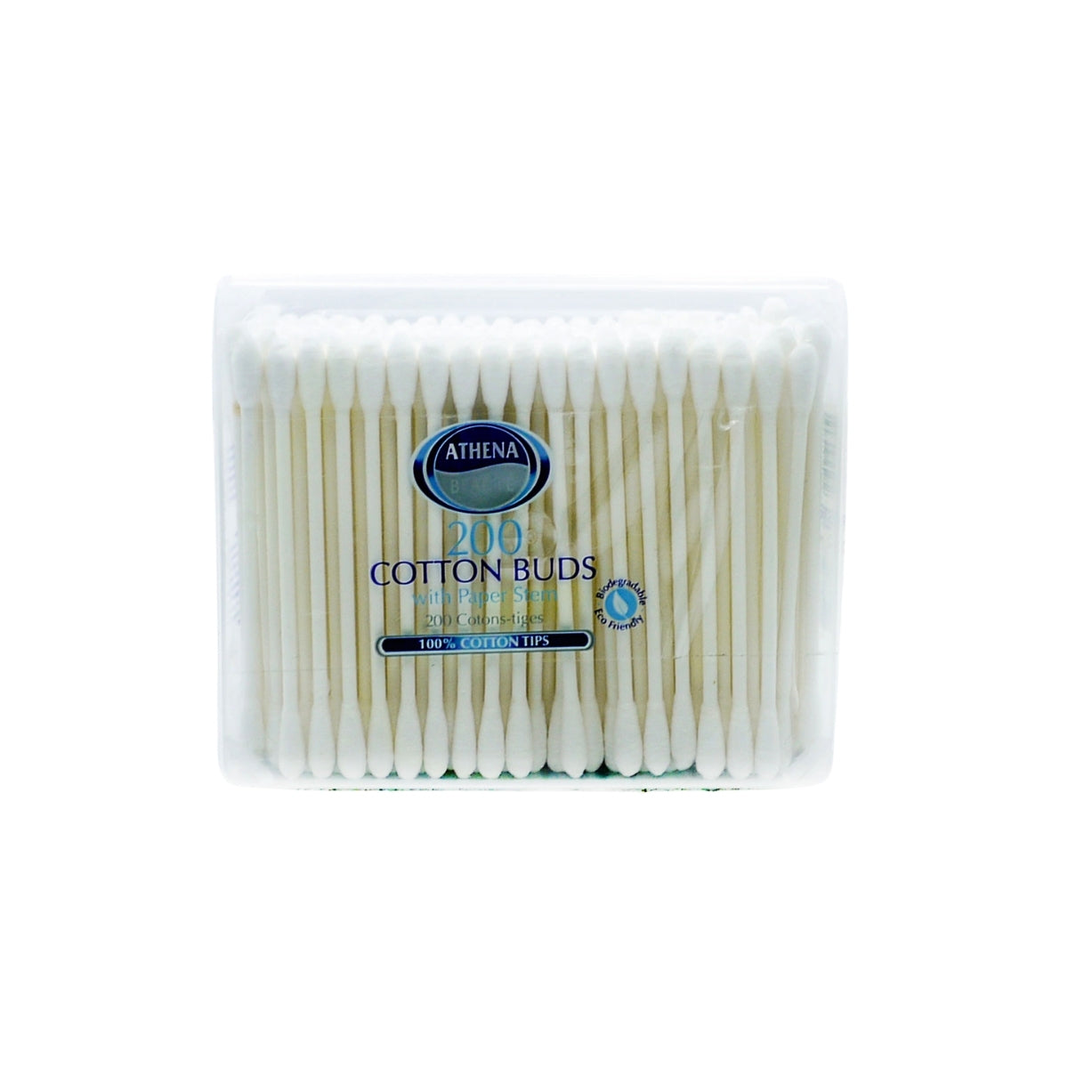 Athena Cotton Buds Paper Stem