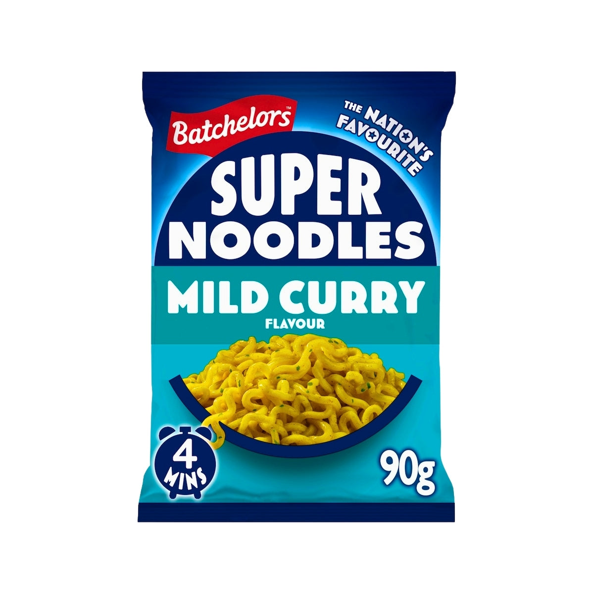 Batchelors Super Noodles Mild Curry Flavour 90g