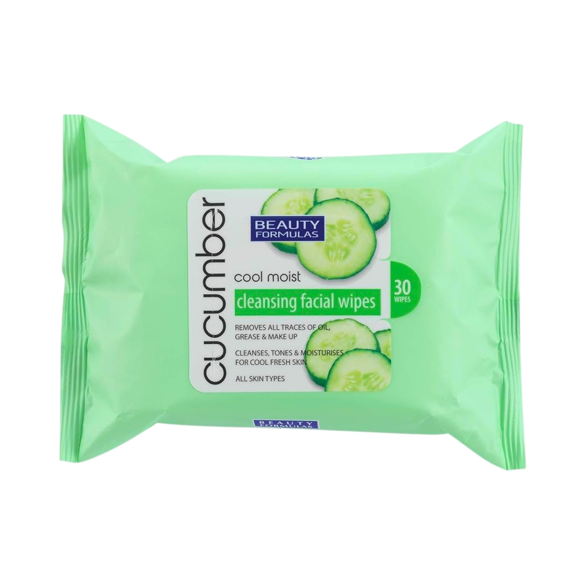 Beauty Formulas Facial Wipes Bio Cucumber