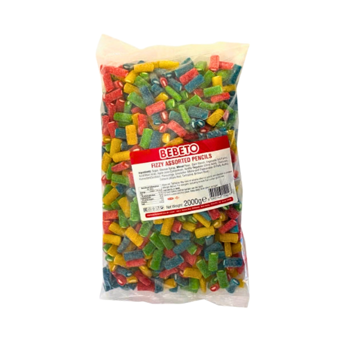 Bebeto Fizzy Assorted Pencils | 2 kg