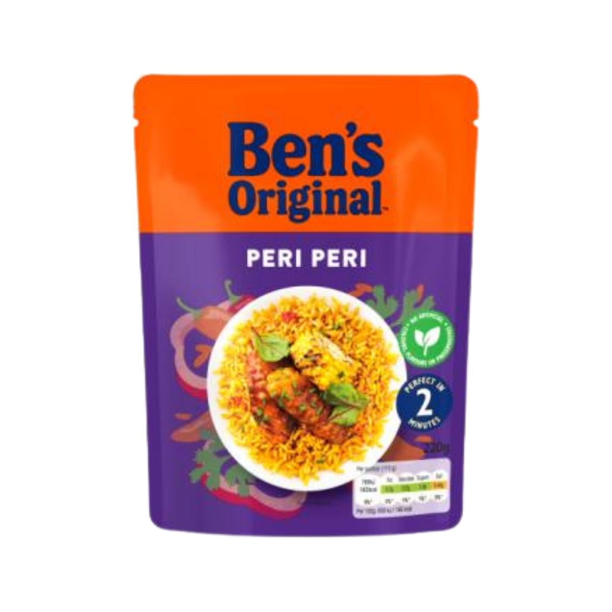Bens Original Peri Peri Microwave Rice | 220gm