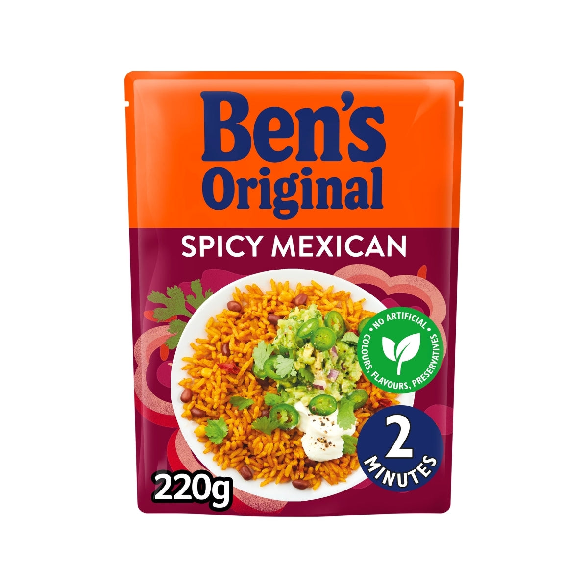 Bens Original Spicy Mexican Microwave Rice 220g