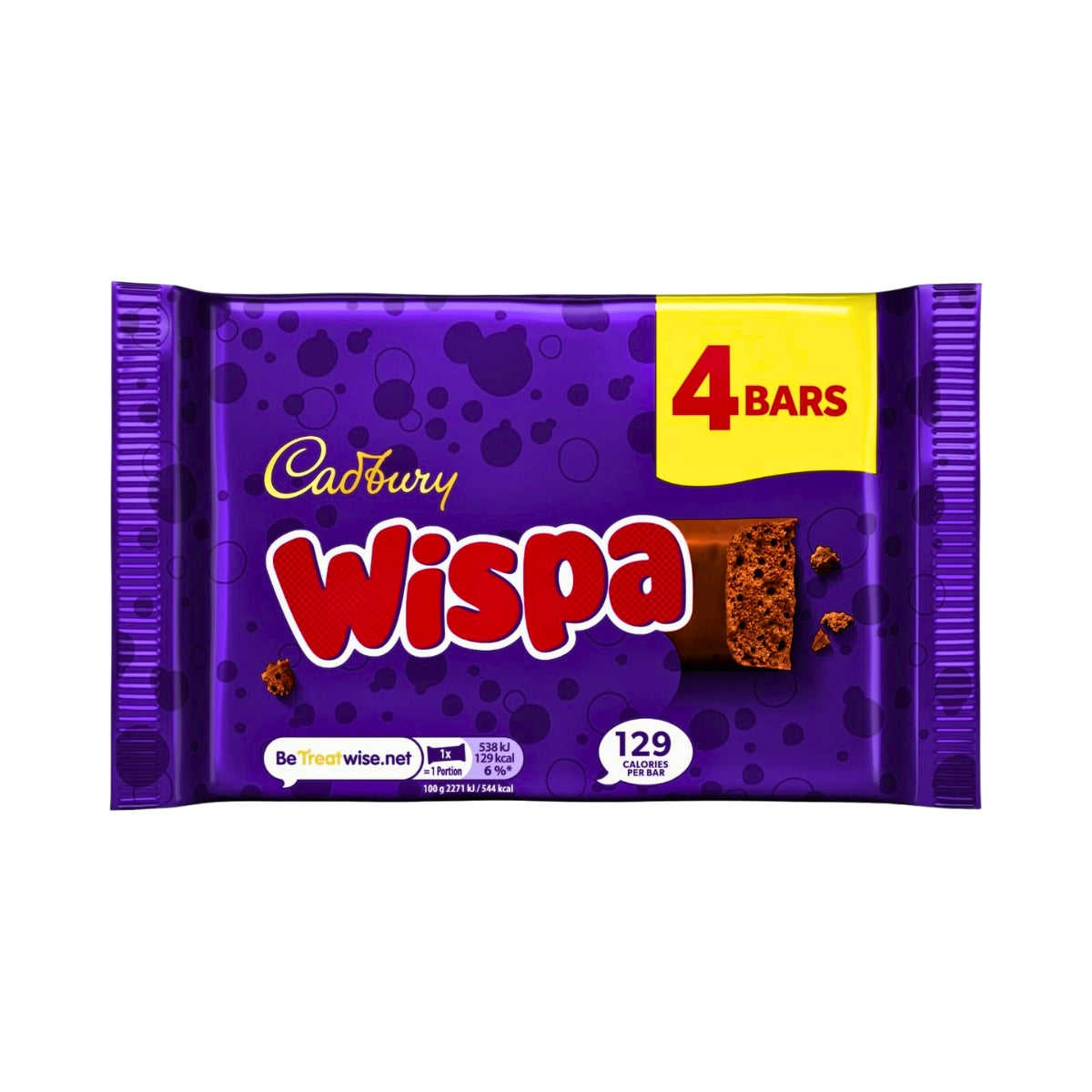 Cadbury Wispa Chocolate Bar 4 x 23.7g