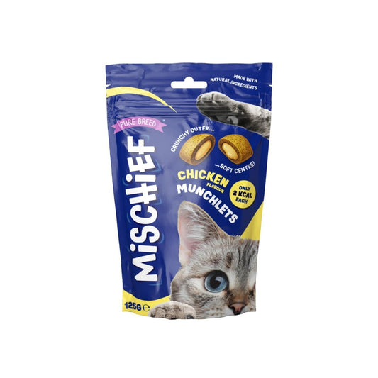 Chicken Flavour Pillow Cat Treats 125g | 12 Units