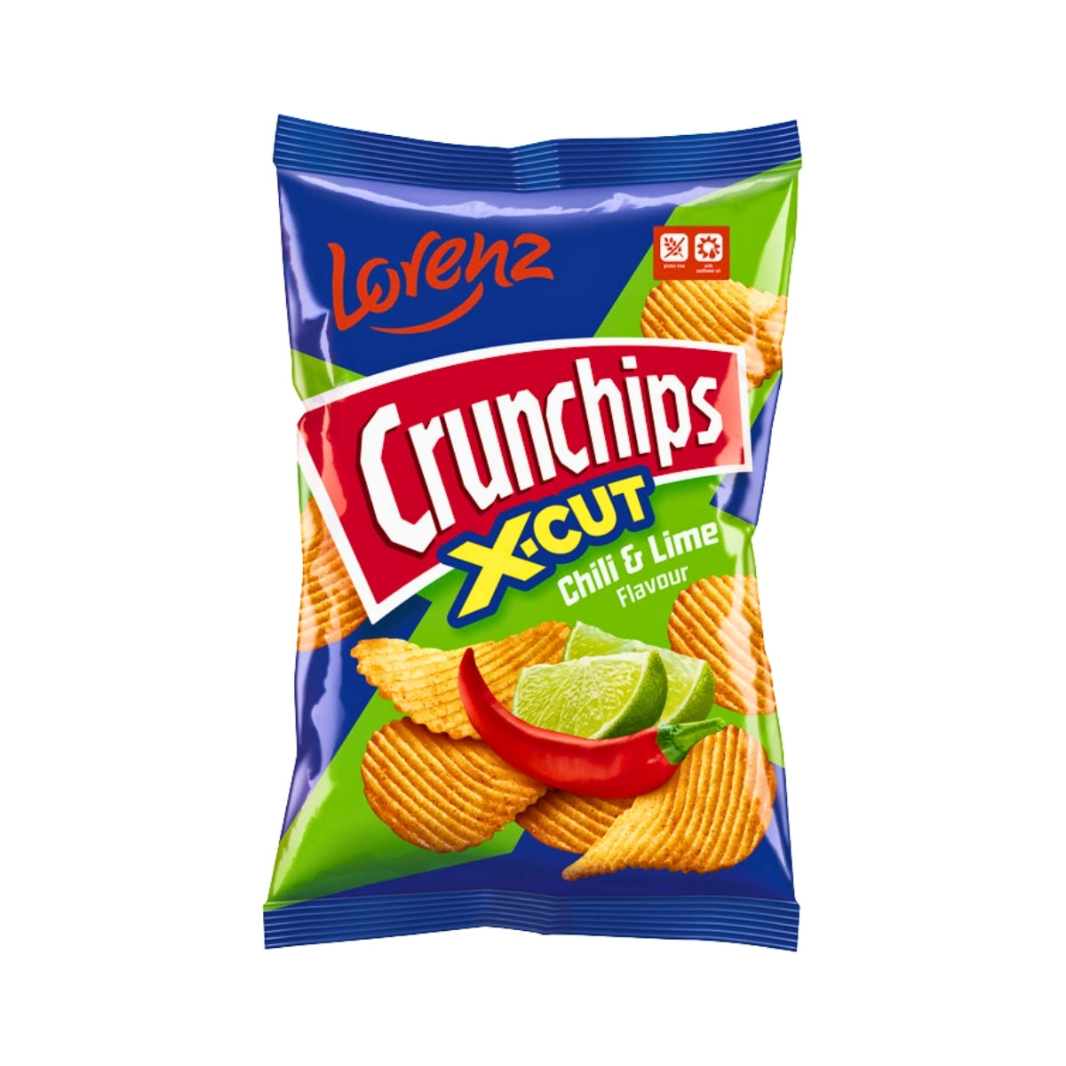 Crunchips X-Cut Chili & Lime Flavour | 130gm