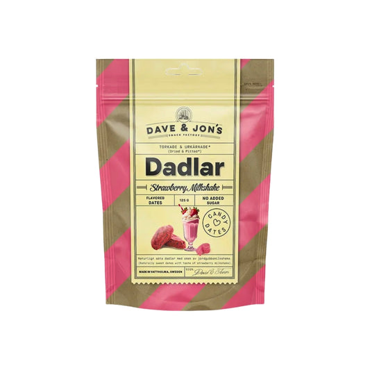 Dave And Jons Dried And Pitted Dates Strawberry Milkshake | 125gm