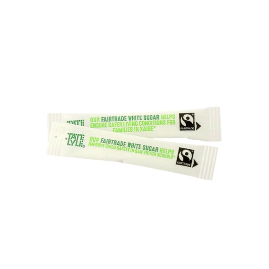 Fairtrade White Sugar Sticks | 1000x2.5gm