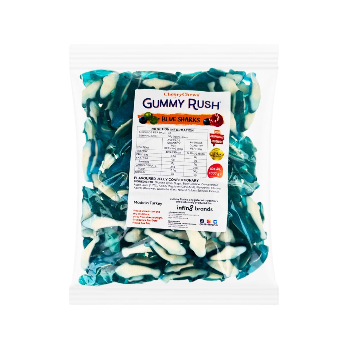 Gummy Rush Blue Shark | 1kg