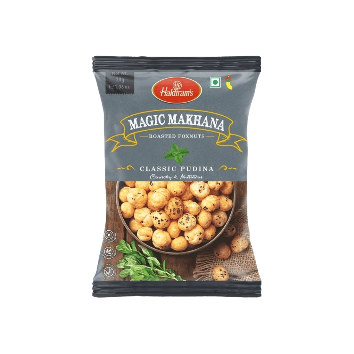 Haldiram's Magic Makhana Classic Pudina 30g