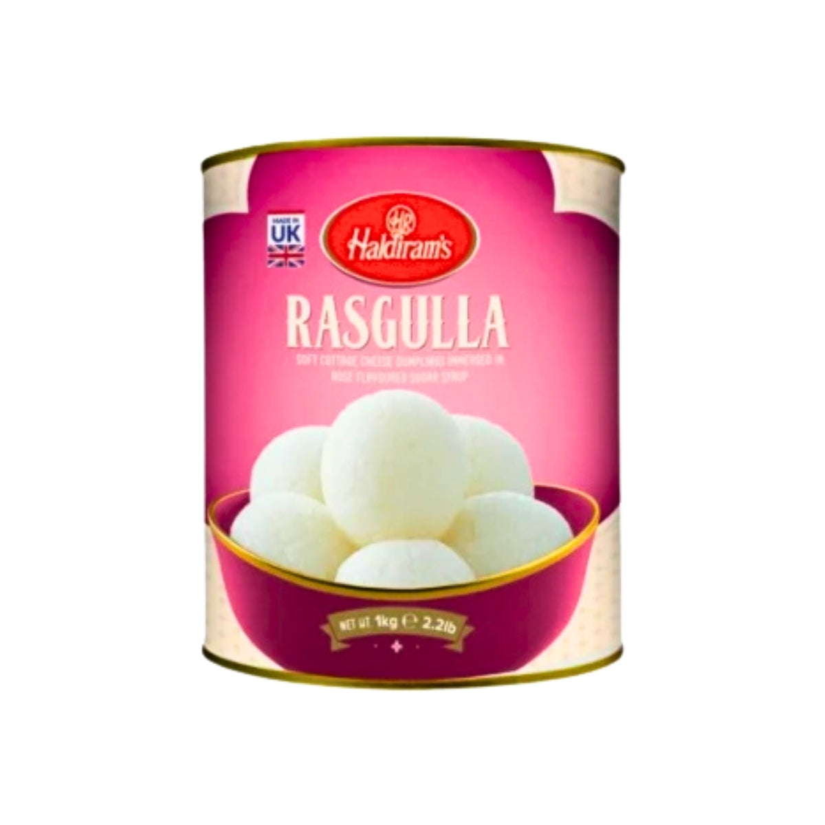 Haldiram's Rasgulla Tin 1kg