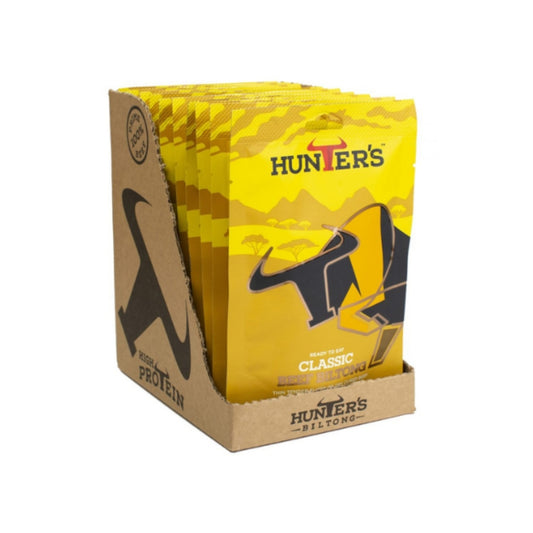 Hunter's Classic Beef Biltong | 28g X Pack of 10