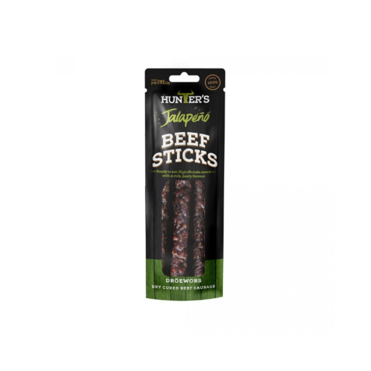 Hunter's Jalapeno Beef Stick | 40g X Pack of 10