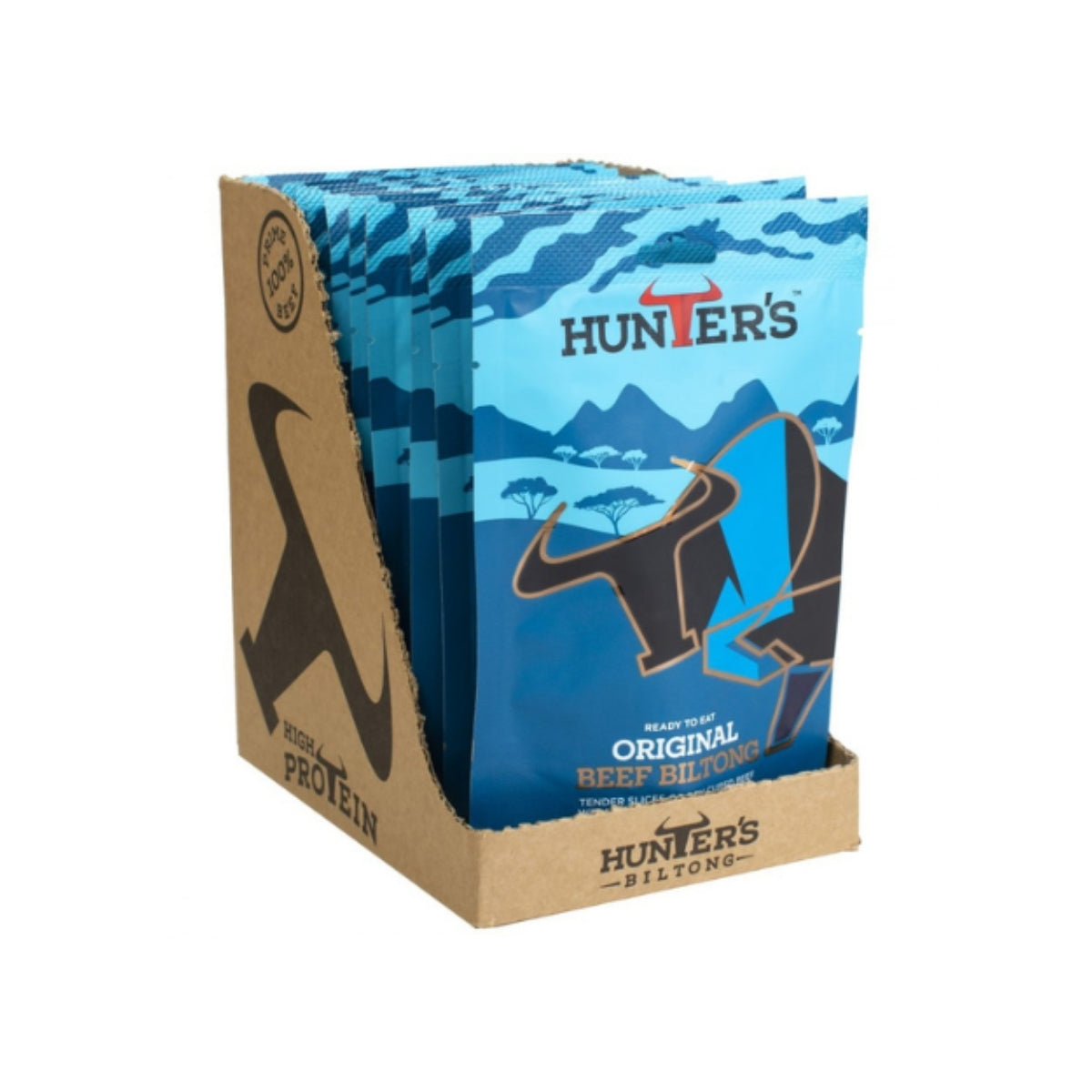 Hunter's Original Beef Biltong | 28g X Pack of 10