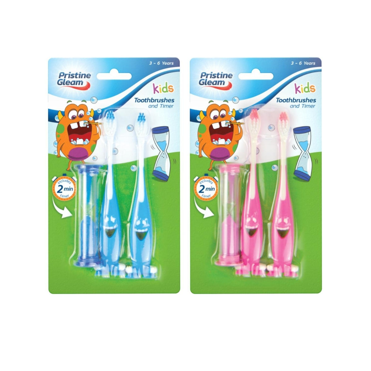 Kids Toothbrushes and Timer Set