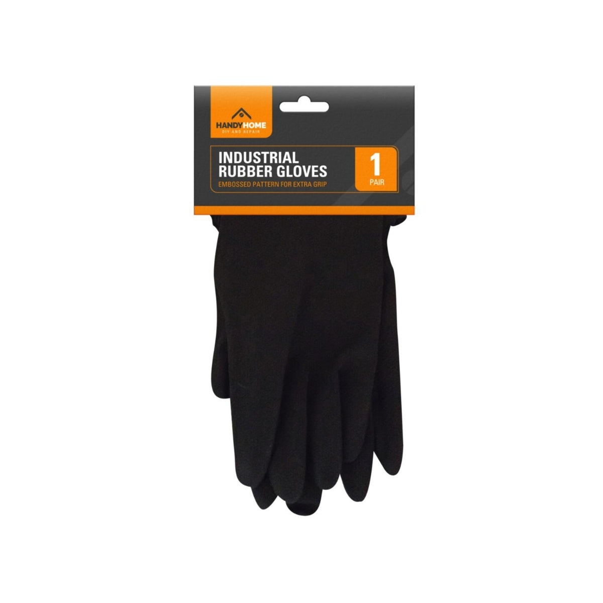 Large Industrial Rubber Gloves 1 Pair | 24 Units