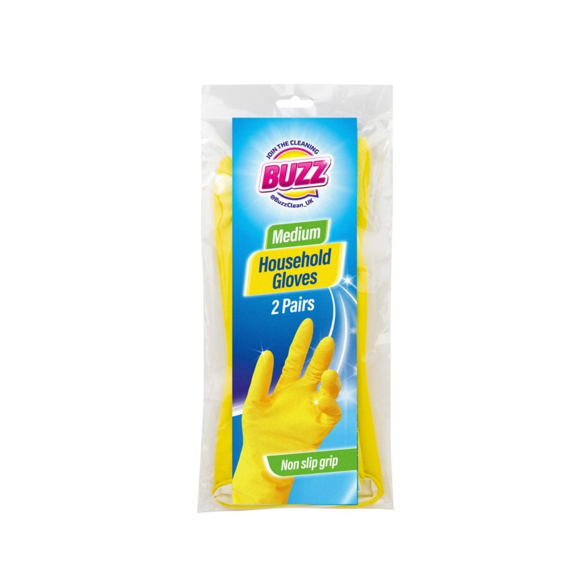 Medium Household Gloves 2 Pairs
