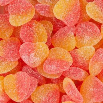 Fizzy Peach Hearts | Halal | 2 Kg