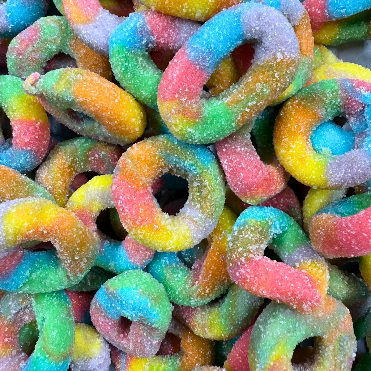 Sour Rainbow Rings | 12 Kg